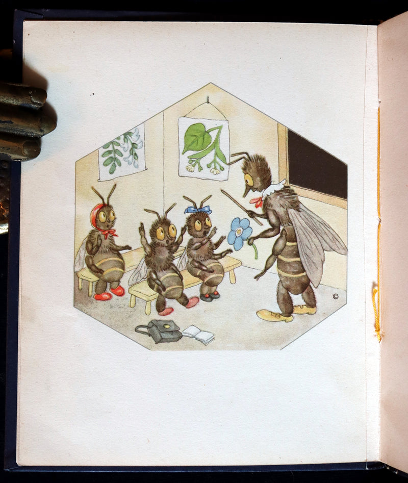 1935 Scarce First English Edition - THE BUSY BEES illustrated by Ida Bohatta-Morpurgo.