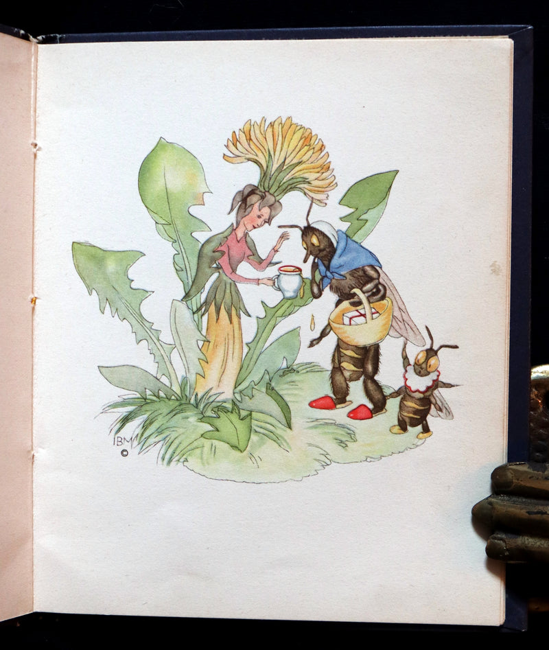 1935 Scarce First English Edition - THE BUSY BEES illustrated by Ida Bohatta-Morpurgo.