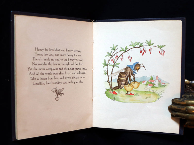 1935 Scarce First English Edition - THE BUSY BEES illustrated by Ida Bohatta-Morpurgo.