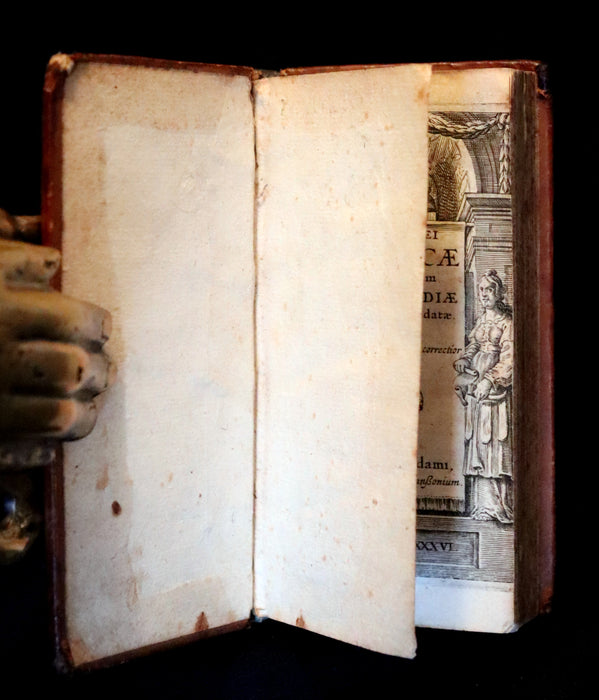 1636 Rare Latin Book - SENECA - L. Annæi Senecæ - Tragedies - Oedipus, Hercules Furens, Thyestes, etc.