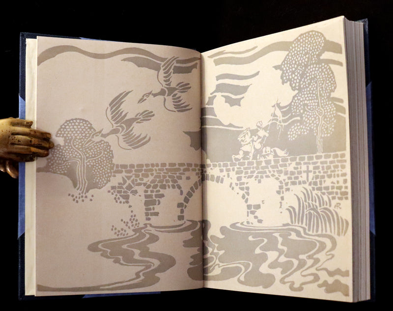 1919 Rare First Edition illustrated by Rackham - Some British Ballads in a beautiful binding.