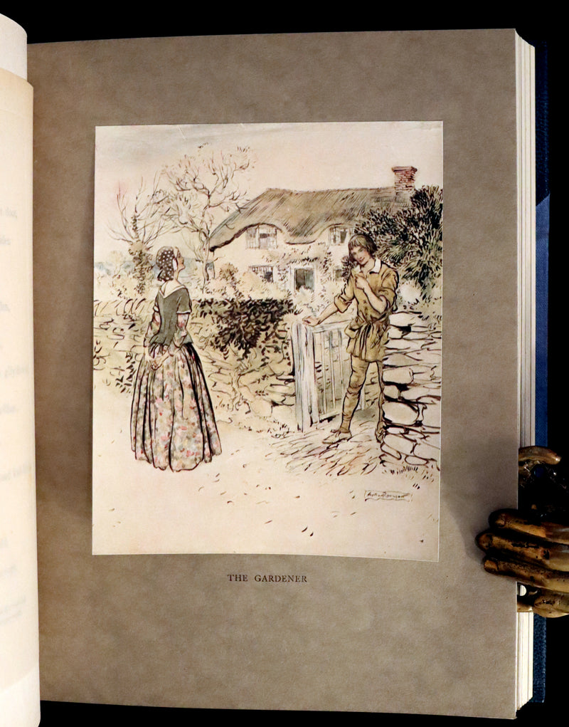 1919 Rare First Edition illustrated by Rackham - Some British Ballads in a beautiful binding.