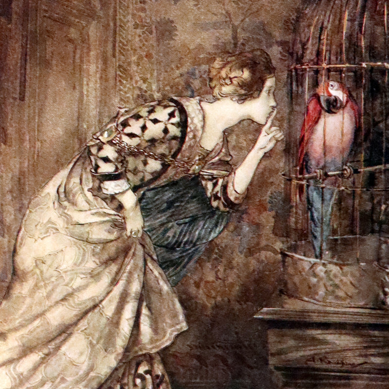 1919 Rare First Edition illustrated by Rackham - Some British Ballads in a beautiful binding.