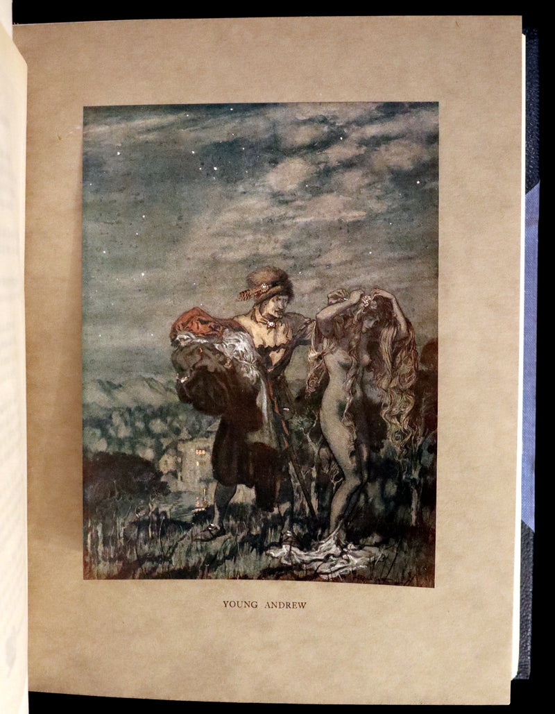 1919 Rare First Edition illustrated by Rackham - Some British Ballads in a beautiful binding.