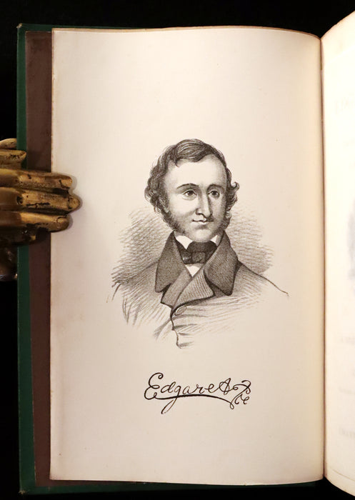 1872 Scarce Book - WORKS OF EDGAR ALLAN POE. First Edition with a Study on his Life & Writings by CHARLES BAUDELAIRE.