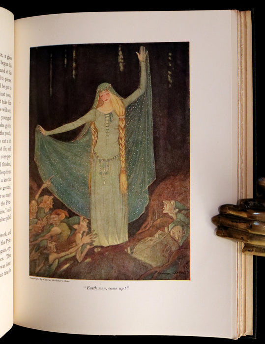 1926 Rare Book ~ Grimm's Fairy Tales Selected and Illustrated by Elenore Abbott.