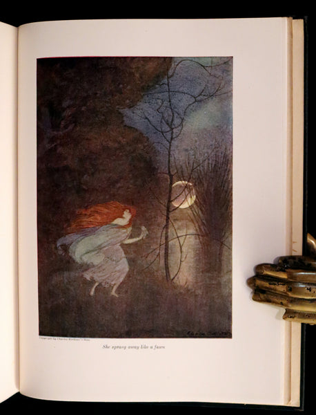 1926 Rare Book ~ Grimm's Fairy Tales Selected and Illustrated by Elenore Abbott.
