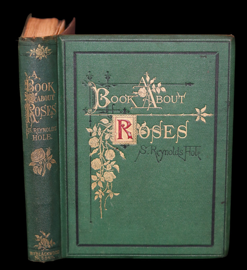 1872 Rare Victorian Gardening Book -  A Book about ROSES, How to grow and show them.