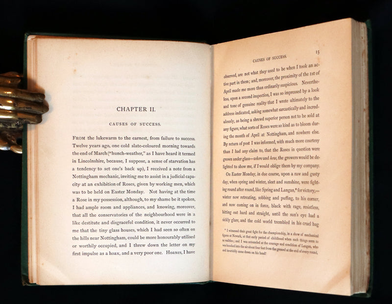 1872 Rare Victorian Gardening Book -  A Book about ROSES, How to grow and show them.