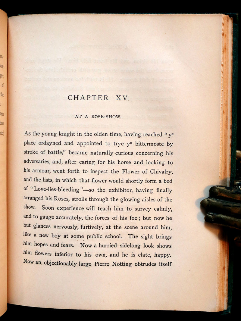 1872 Rare Victorian Gardening Book -  A Book about ROSES, How to grow and show them.