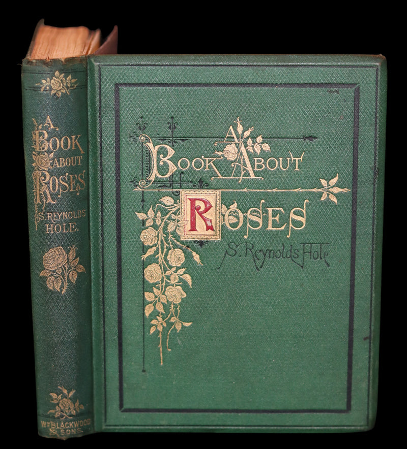 1872 Rare Victorian Gardening Book -  A Book about ROSES, How to grow and show them.