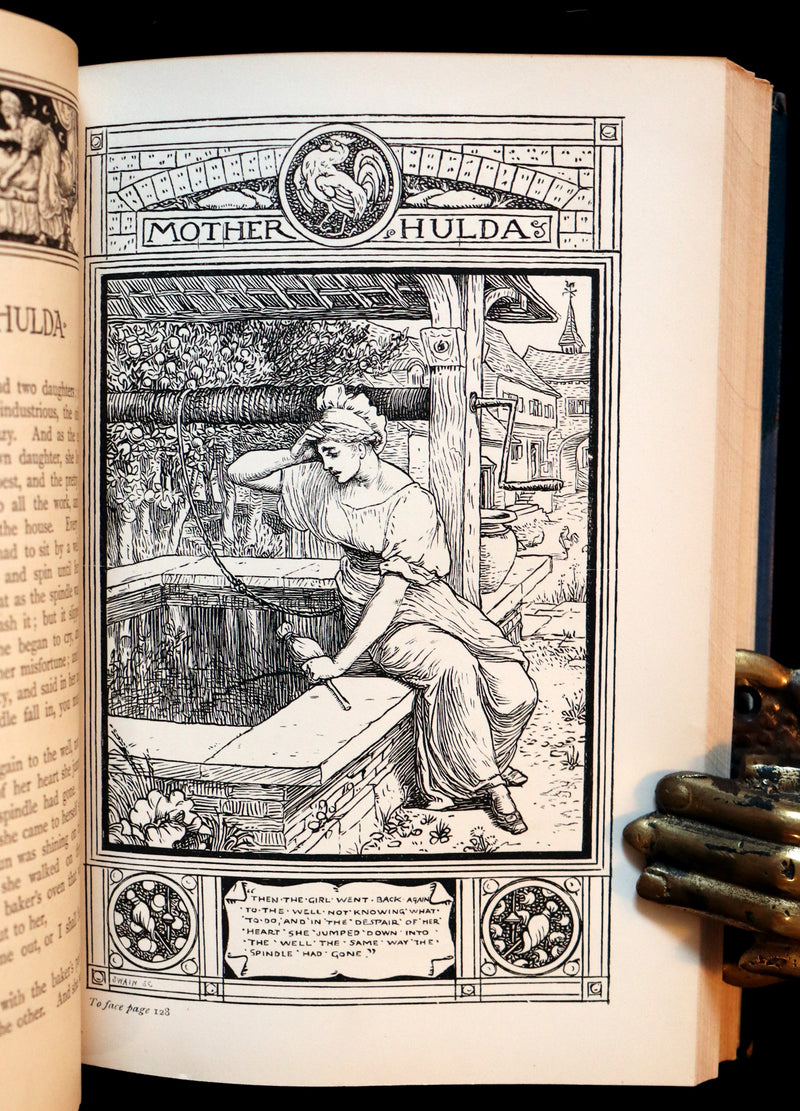 1882 Rare First Edition - Brothers Grimm's FAIRY TALES illustrated by Walter Crane.