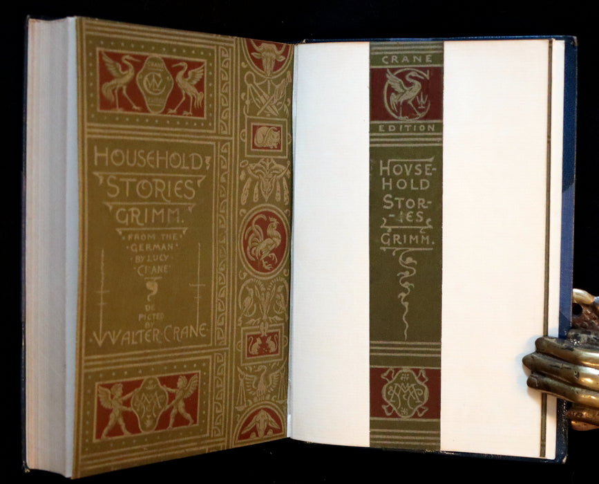 1882 Rare First Edition - Brothers Grimm's FAIRY TALES illustrated by Walter Crane.