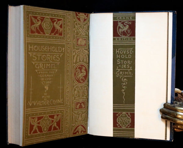 1882 Rare First Edition - Brothers Grimm's FAIRY TALES illustrated by Walter Crane.