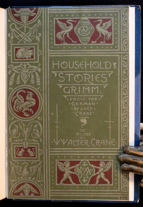 1882 Rare First Edition - Brothers Grimm's FAIRY TALES illustrated by Walter Crane.