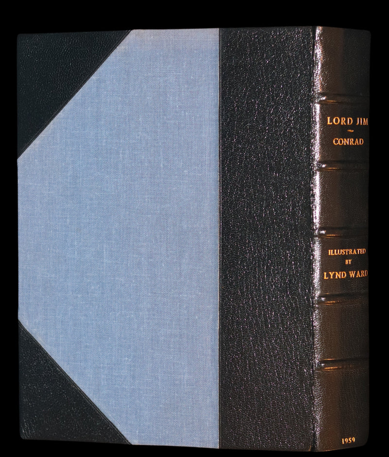 1959 Limited Book bound by Bayntun - Lord Jim by Joseph Conrad. First illustrated Edition by Lynd Ward.