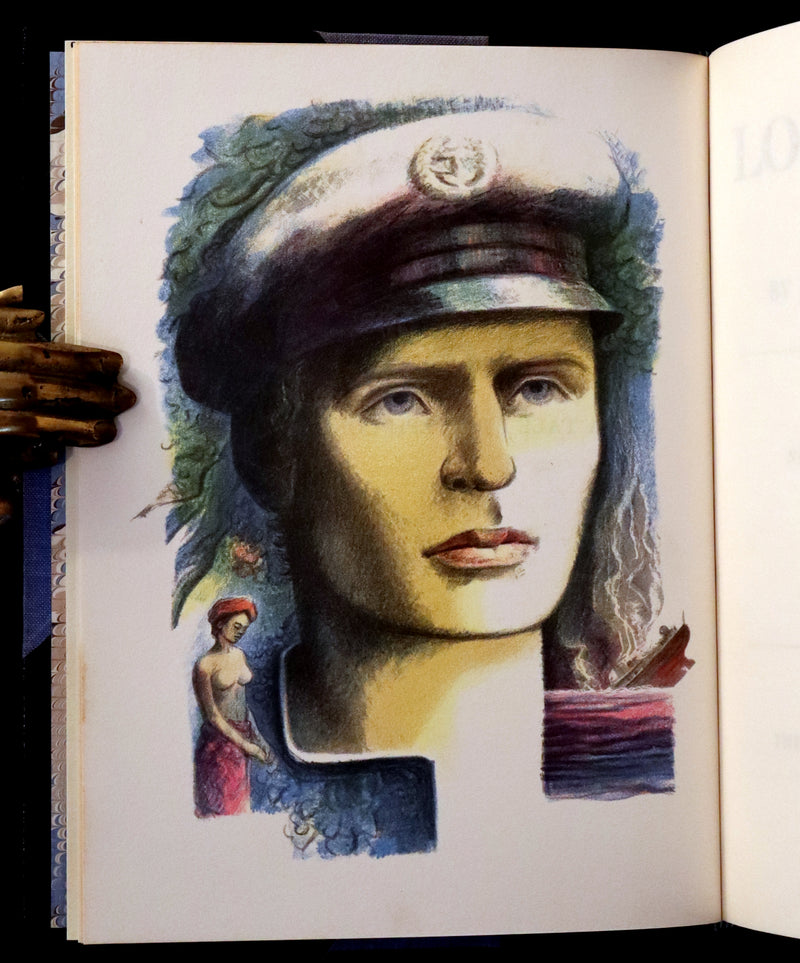 1959 Limited Book bound by Bayntun - Lord Jim by Joseph Conrad. First illustrated Edition by Lynd Ward.