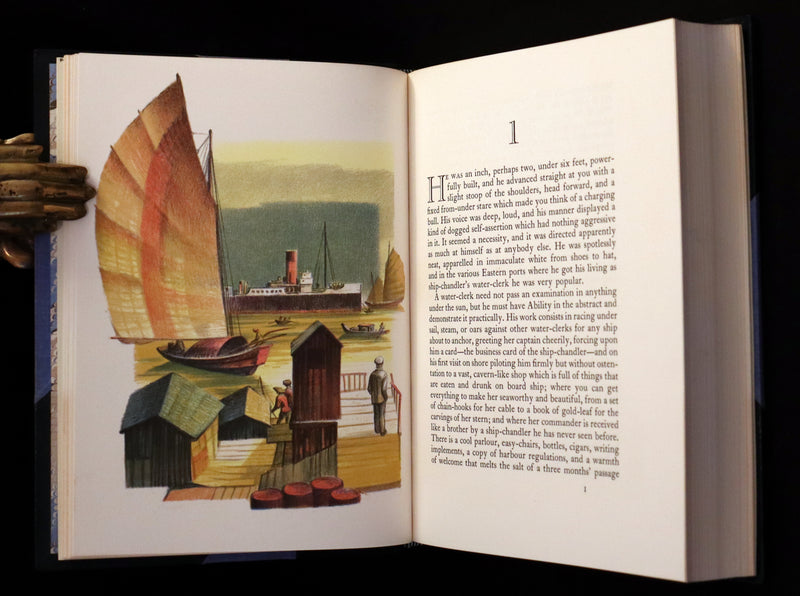 1959 Limited Book bound by Bayntun - Lord Jim by Joseph Conrad. First illustrated Edition by Lynd Ward.