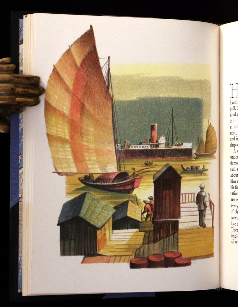 1959 Limited Book bound by Bayntun - Lord Jim by Joseph Conrad. First illustrated Edition by Lynd Ward.