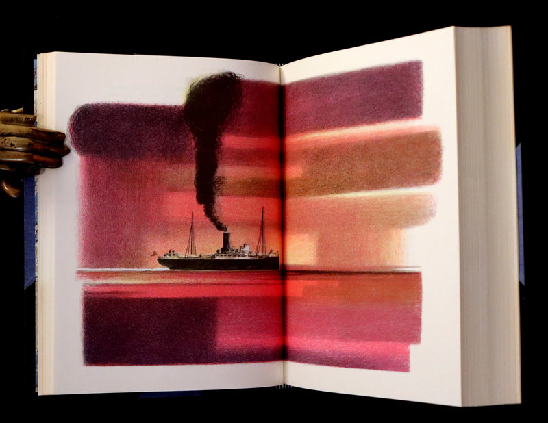 1959 Limited Book bound by Bayntun - Lord Jim by Joseph Conrad. First illustrated Edition by Lynd Ward.