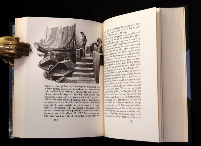 1959 Limited Book bound by Bayntun - Lord Jim by Joseph Conrad. First illustrated Edition by Lynd Ward.