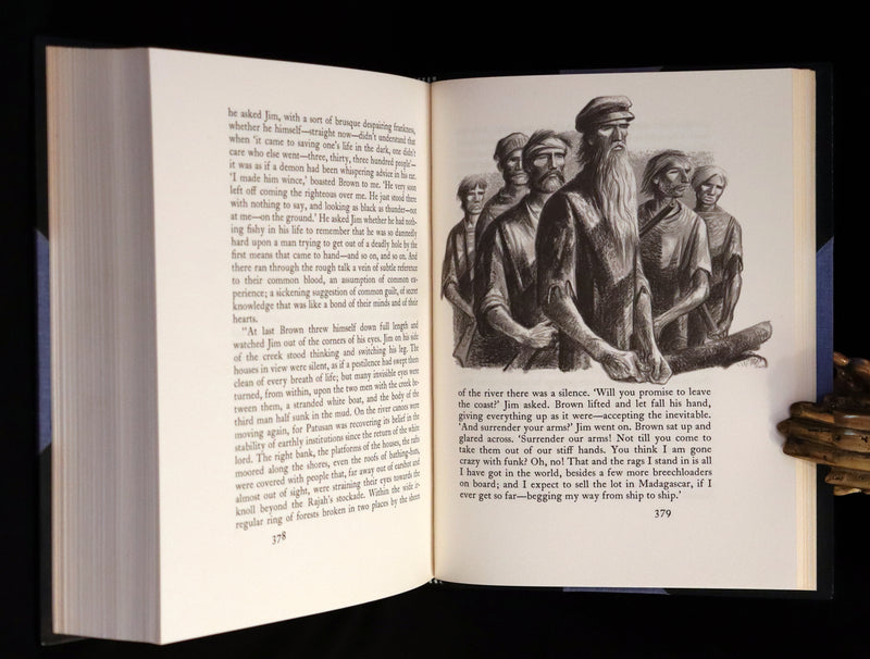 1959 Limited Book bound by Bayntun - Lord Jim by Joseph Conrad. First illustrated Edition by Lynd Ward.