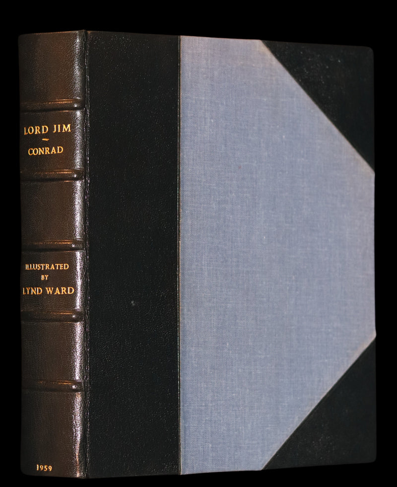 1959 Limited Book bound by Bayntun - Lord Jim by Joseph Conrad. First illustrated Edition by Lynd Ward.