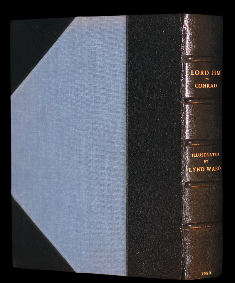 1959 Limited Book bound by Bayntun - Lord Jim by Joseph Conrad. First illustrated Edition by Lynd Ward.