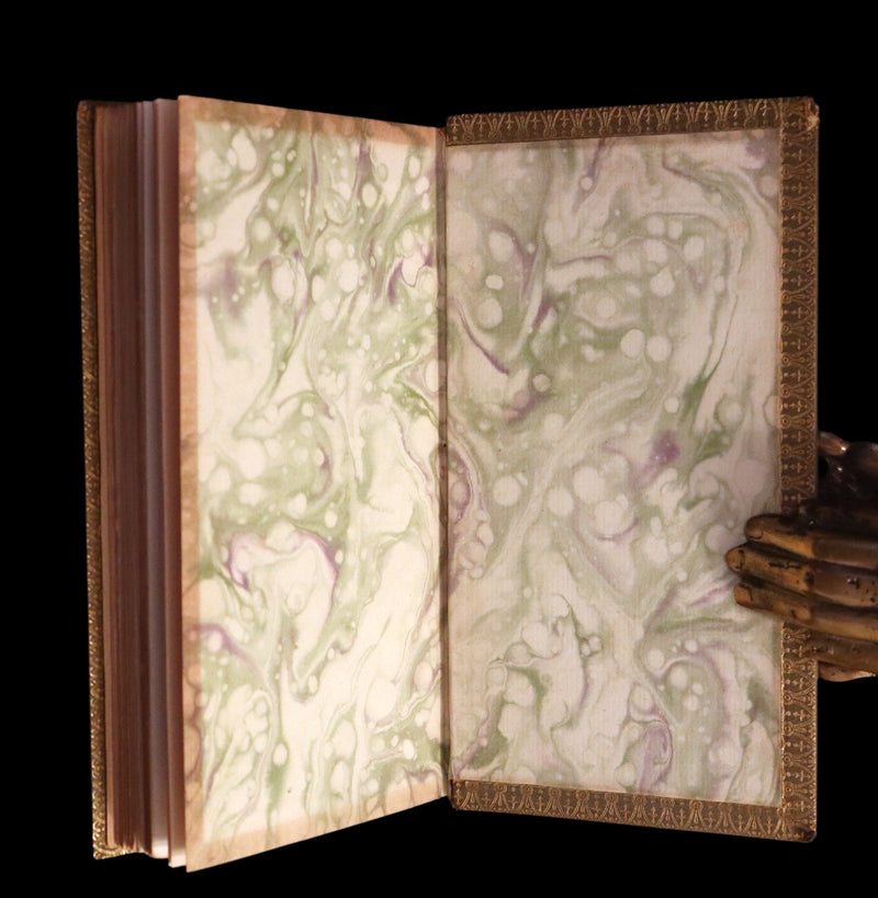 1923 Rare Limited Edition bound in Morocco - Richard Burton's KASÎDAH Of Haji Abdu El-Yezdi.