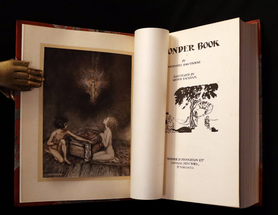 1922 Rare First Edition - A WONDER BOOK by Nathaniel Hawthorne illustrated by Arthur RACKHAM.