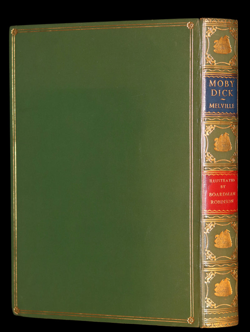 1943 Fine BAYNTUN Binding - MOBY DICK or The Whale by Melville, illustrated by Boardman Robinson.