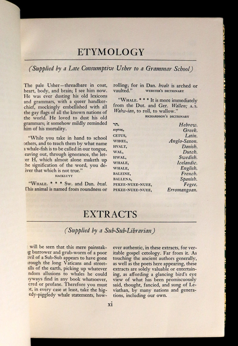 1943 Fine BAYNTUN Binding - MOBY DICK or The Whale by Melville, illustrated by Boardman Robinson.
