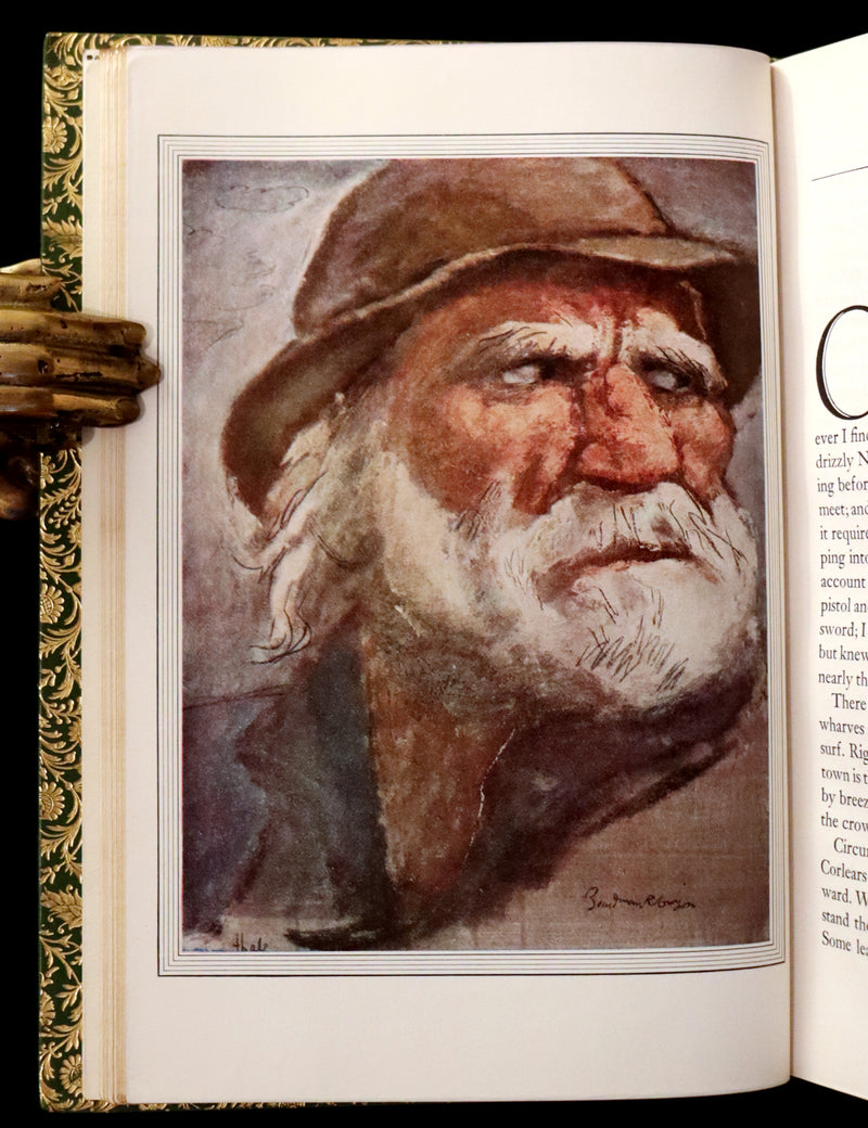 1943 Fine BAYNTUN Binding - MOBY DICK or The Whale by Melville, illustrated by Boardman Robinson.