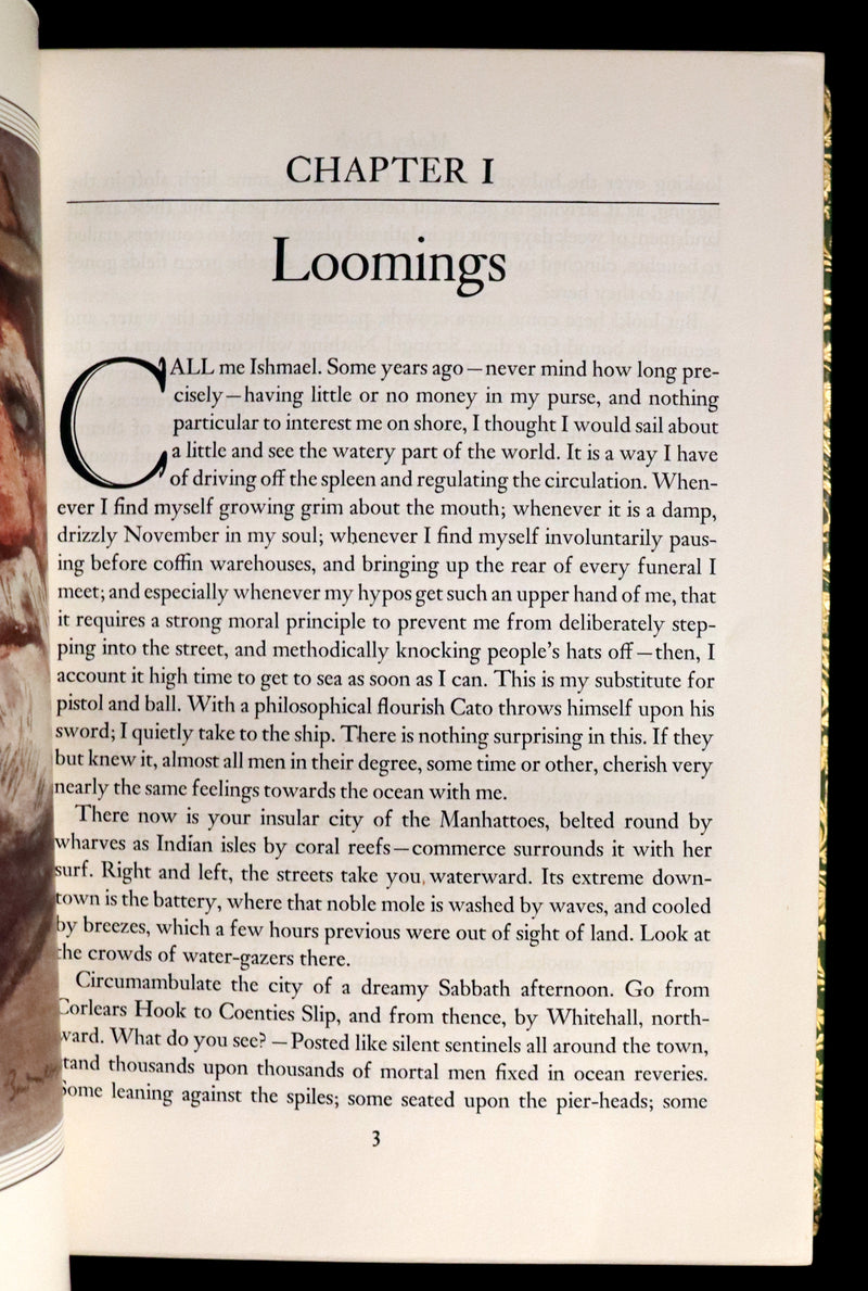 1943 Fine BAYNTUN Binding - MOBY DICK or The Whale by Melville, illustrated by Boardman Robinson.