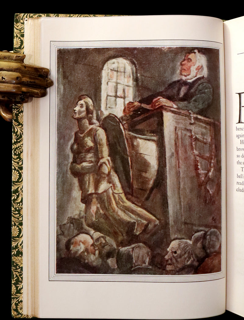 1943 Fine BAYNTUN Binding - MOBY DICK or The Whale by Melville, illustrated by Boardman Robinson.