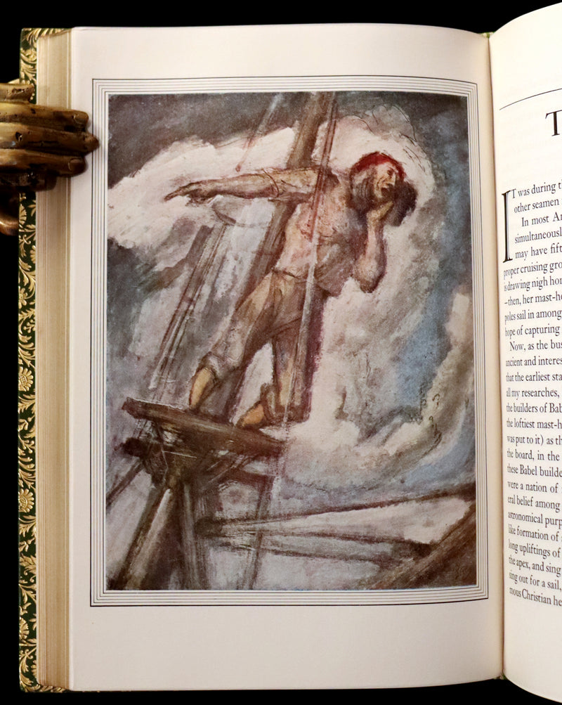 1943 Fine BAYNTUN Binding - MOBY DICK or The Whale by Melville, illustrated by Boardman Robinson.