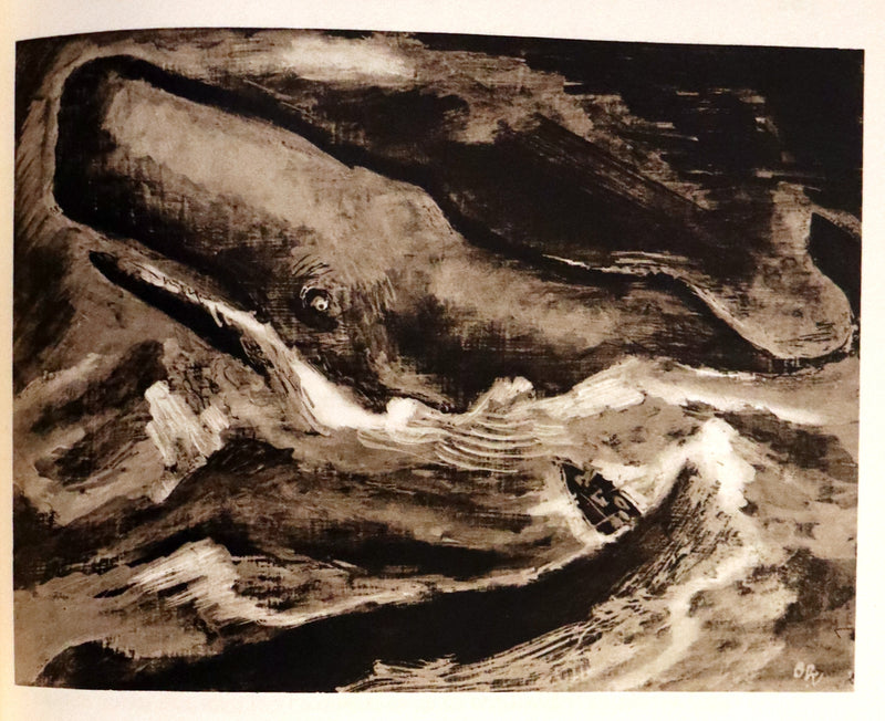 1943 Fine BAYNTUN Binding - MOBY DICK or The Whale by Melville, illustrated by Boardman Robinson.