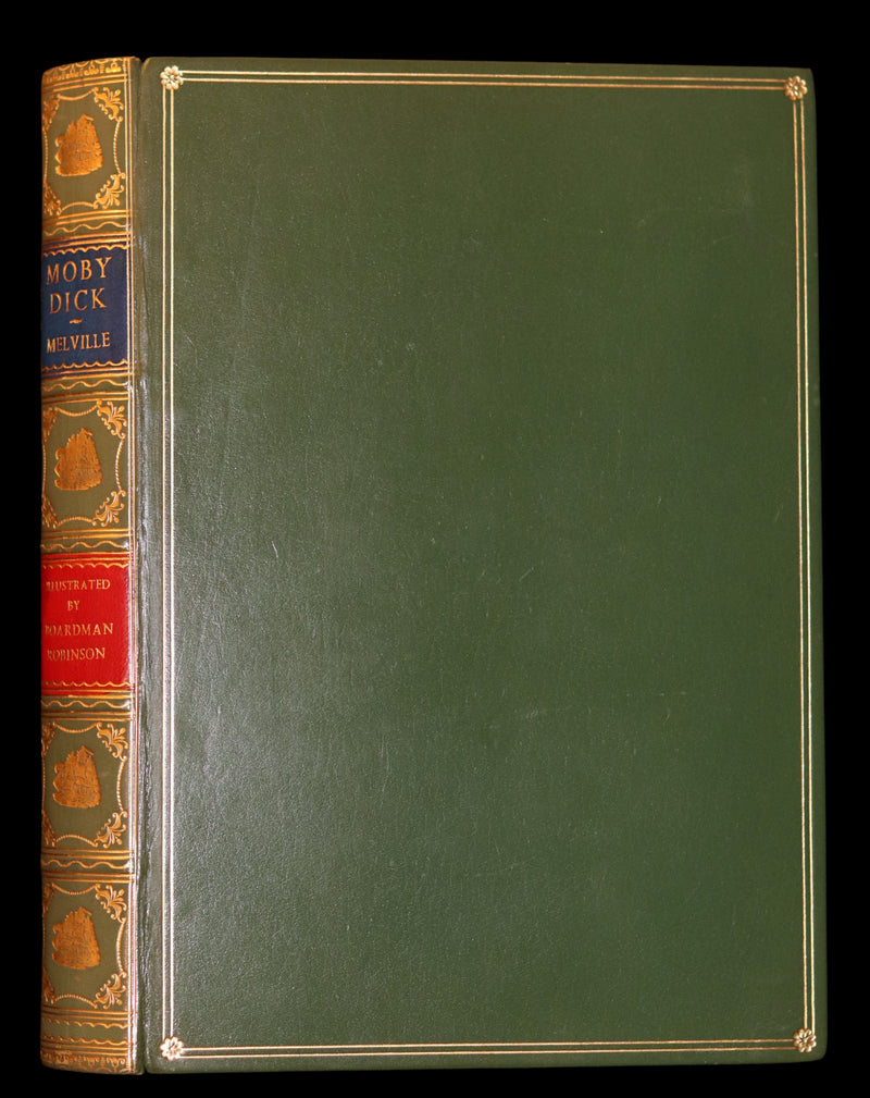1943 Fine BAYNTUN Binding - MOBY DICK or The Whale by Melville, illustrated by Boardman Robinson.