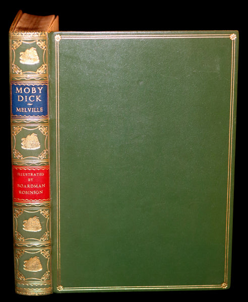 1943 Fine BAYNTUN Binding - MOBY DICK or The Whale by Melville, illustrated by Boardman Robinson.