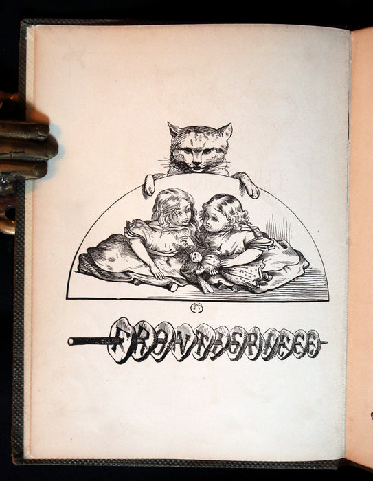 1863 Scarce First Edition - THE NINE LIVES OF A CAT - Tale of Wonder illustrated by Charles H. Bennett.