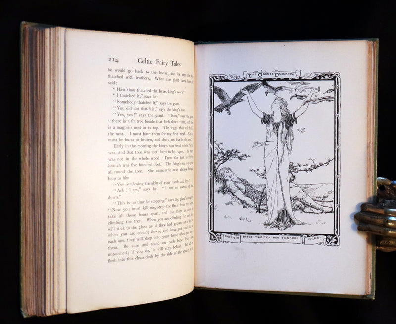 1892 Rare First Edition - CELTIC FAIRY TALES by J. Jacobs Illustrated by J.D. Batten.