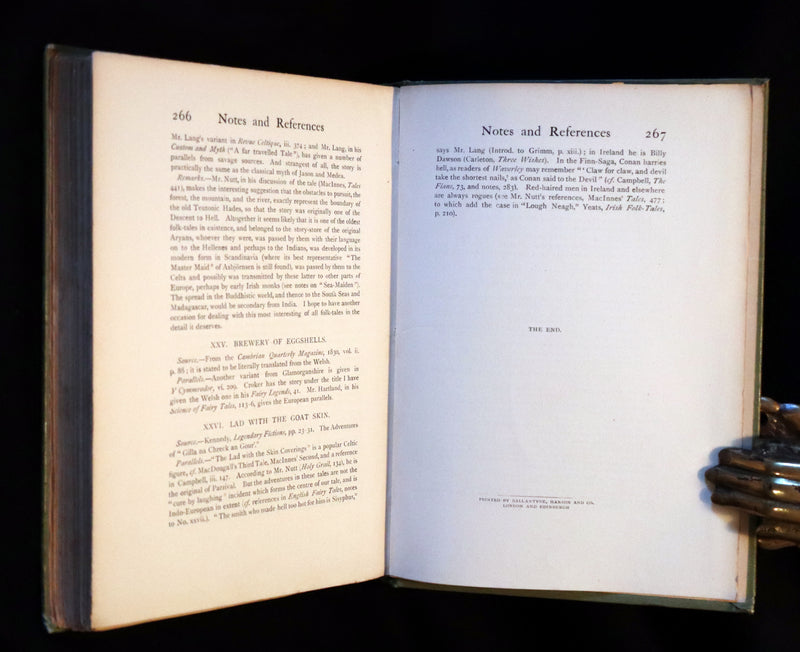 1892 Rare First Edition - CELTIC FAIRY TALES by J. Jacobs Illustrated by J.D. Batten.