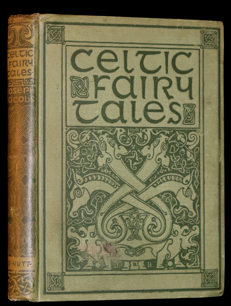 1892 Rare First Edition - CELTIC FAIRY TALES by J. Jacobs Illustrated by J.D. Batten.