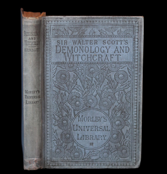 1884 Rare Edition - Demonology & Witchcraft - WITCHES & FAIRIES by Sir Walter Scott.