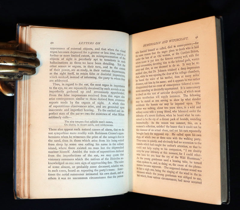 1884 Rare Edition - Demonology & Witchcraft - WITCHES & FAIRIES by Sir Walter Scott.