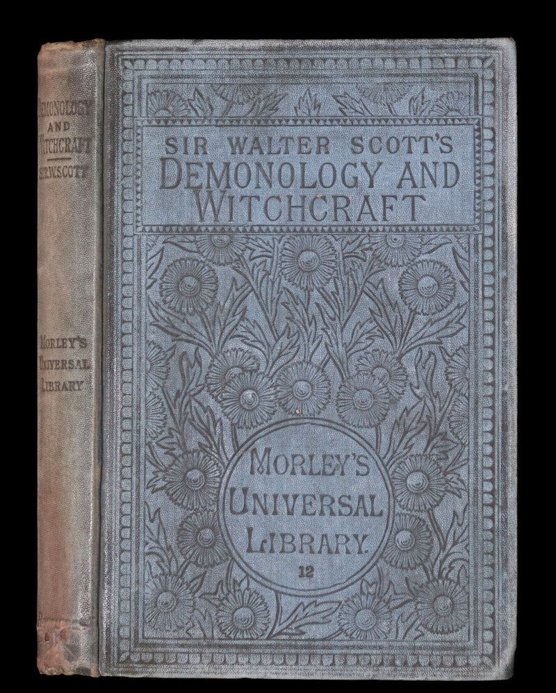 1884 Rare Edition - Demonology & Witchcraft - WITCHES & FAIRIES by Sir Walter Scott.