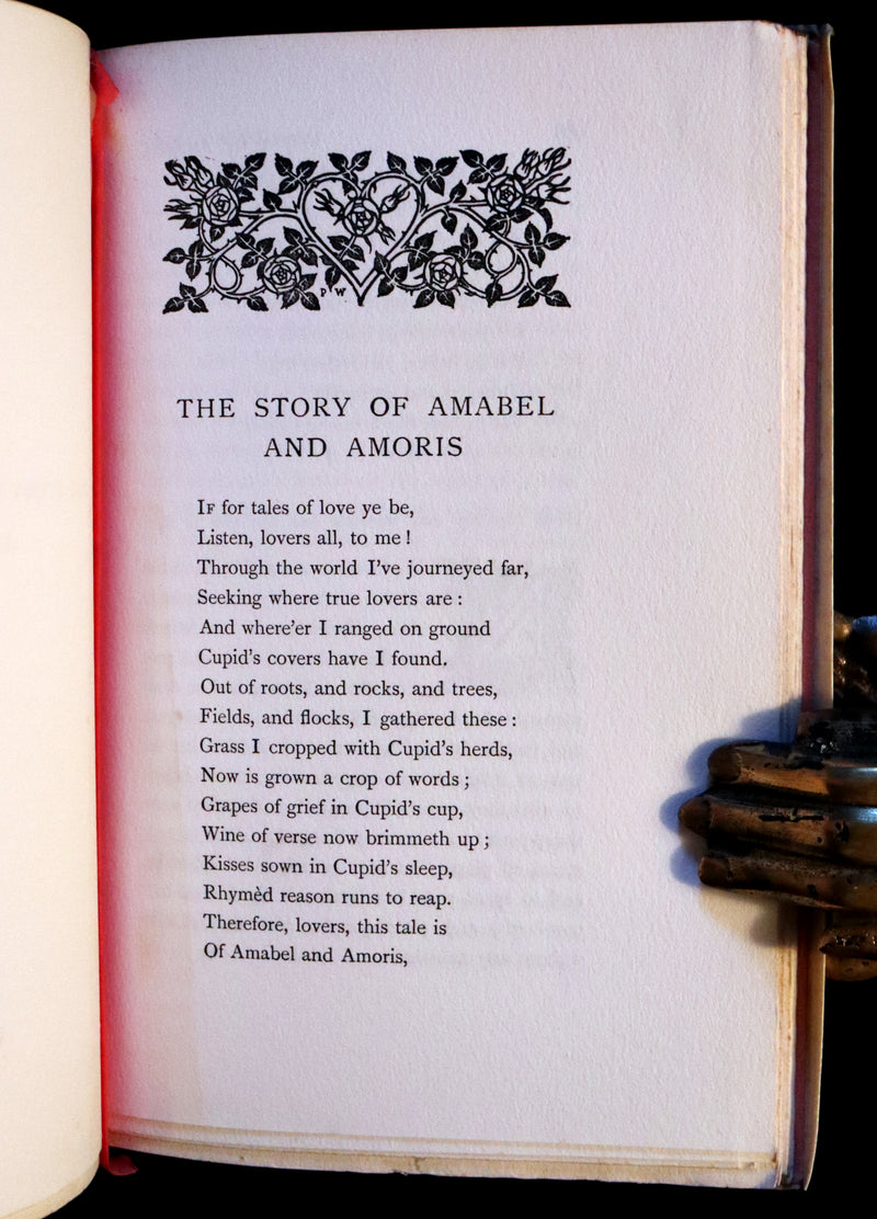 1902 First Housman Edition - MEDIEVAL HISTORY of Aucassin & Nicolette. Knighthood and Chivalry.