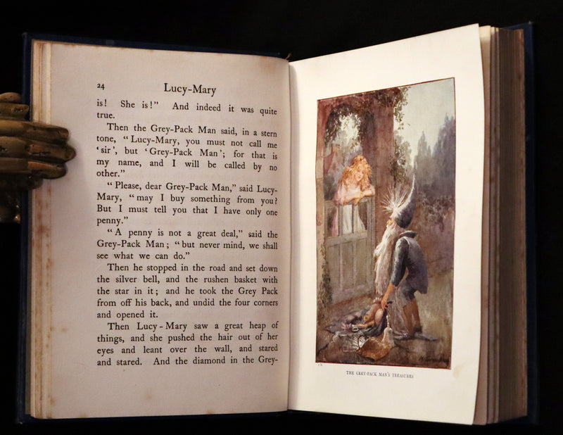 1910 Rare First Edition - Lucy-Mary or The Cobweb Cloak illustrated by Margaret W. Tarrant.