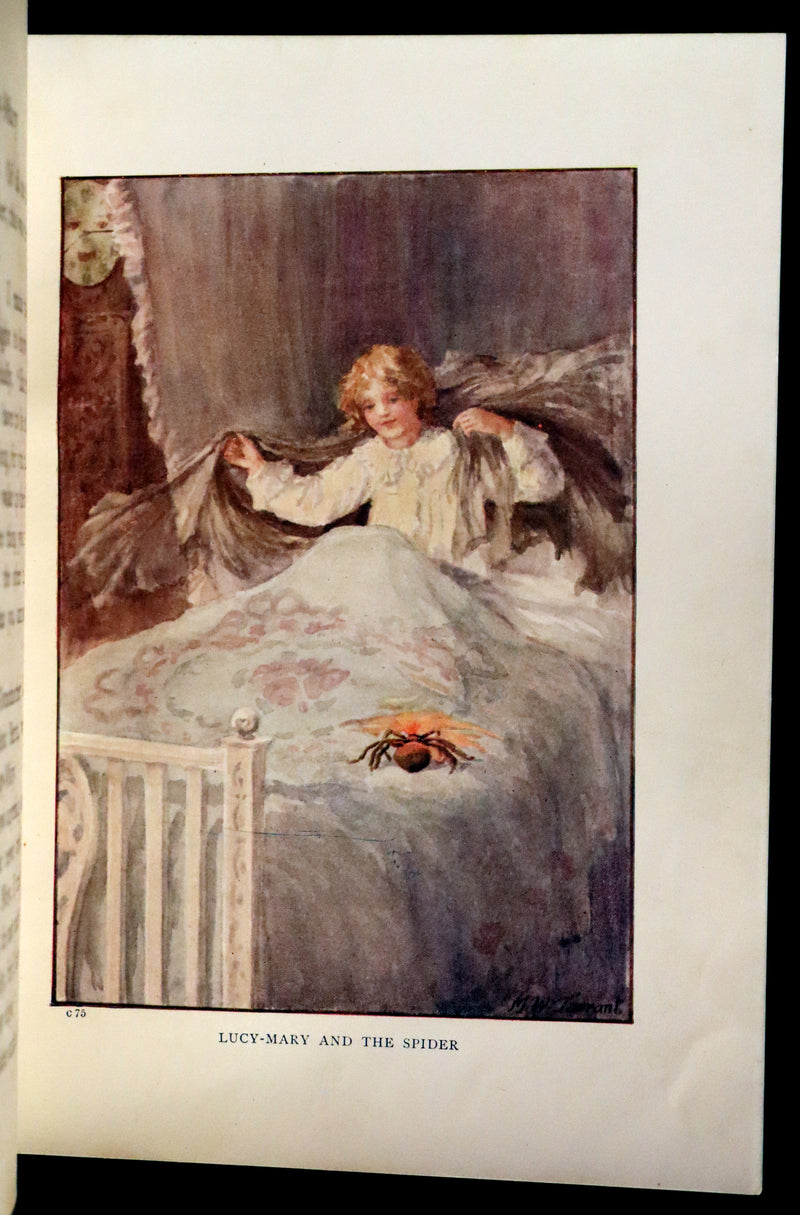 1910 Rare First Edition - Lucy-Mary or The Cobweb Cloak illustrated by Margaret W. Tarrant.