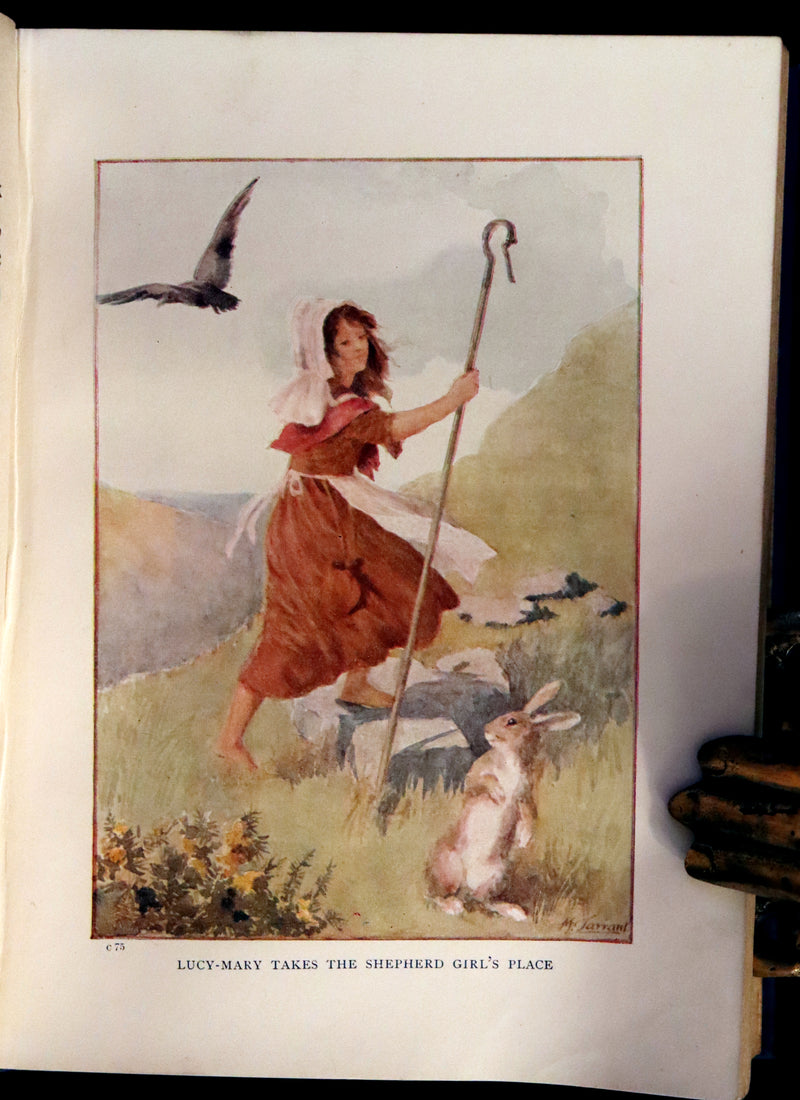 1910 Rare First Edition - Lucy-Mary or The Cobweb Cloak illustrated by Margaret W. Tarrant.